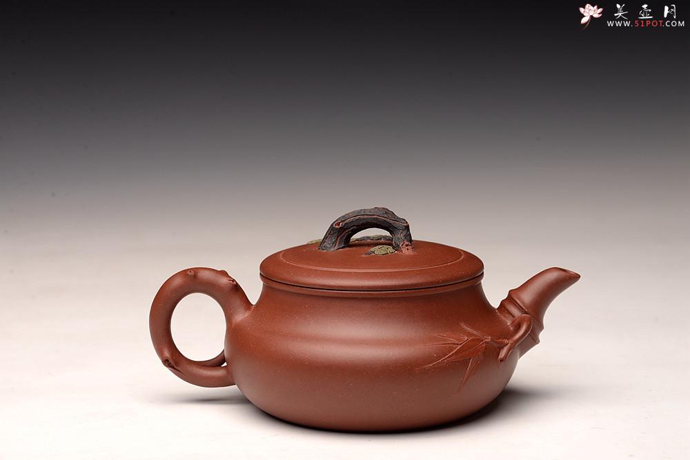 紫砂壶图片：精神 实用花器 三友会聚 地槽青清香 - 美壶网