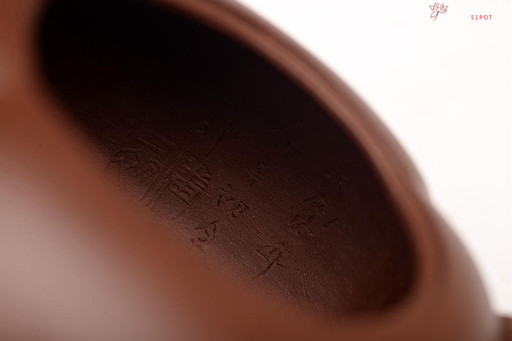 紫砂壶图片：潘丹初丙申春精品 筋囊花货 全手大玉柿 气度饱满 逸品之作 值得珍藏 - 美壶网