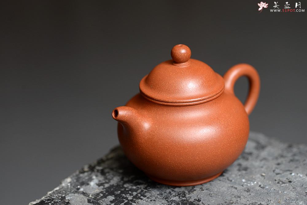 紫砂壶图片：超级实用油润降坡泥之潘壶 手工练泥仅此一把 - 美壶网