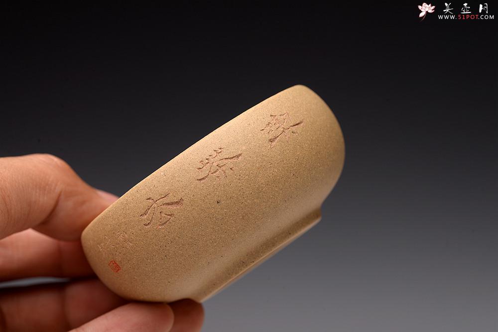 紫砂壶图片：朱牧清 隐士段泥杯 颇具玩味~ - 美壶网