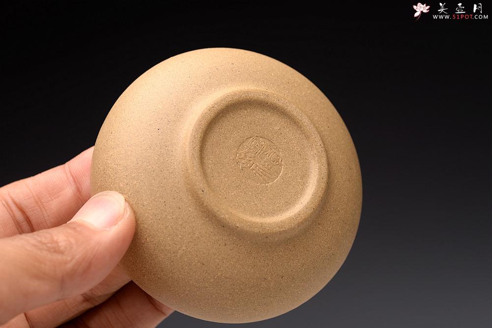 紫砂壶图片：朱牧清 隐士段泥杯 颇具玩味~ - 美壶网