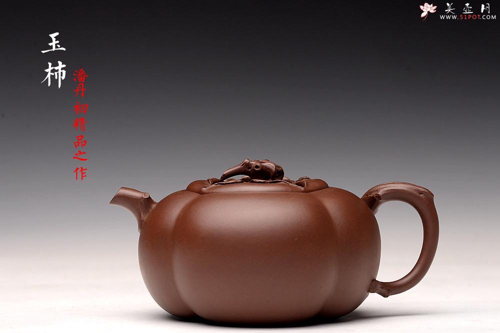 紫砂壶图片：潘丹初丙申春精品 筋囊花货 全手大玉柿 气度饱满 逸品之作 值得珍藏 - 美壶网