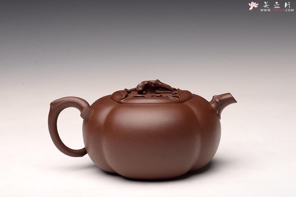 紫砂壶图片：潘丹初丙申春精品 筋囊花货 全手大玉柿 气度饱满 逸品之作 值得珍藏 - 美壶网