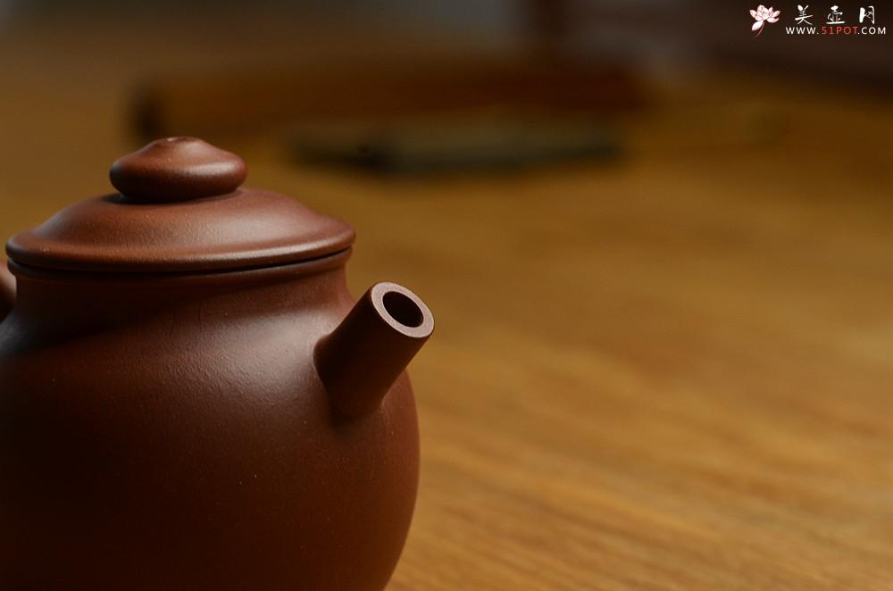 紫砂壶图片：美壶特惠 玩味巨轮 茶人最爱 实用 独孔加不锈钢滤网 - 美壶网