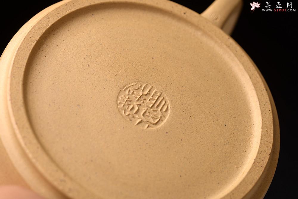 紫砂壶图片：耿其群全手精品 单片拍打 纯净本绿 传统经典 周盘 - 美壶网