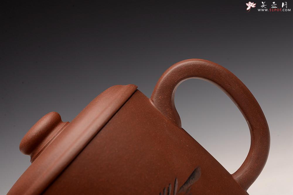 紫砂壶图片： 陆轶舟老师精刻 好料盖杯 精工  - 美壶网