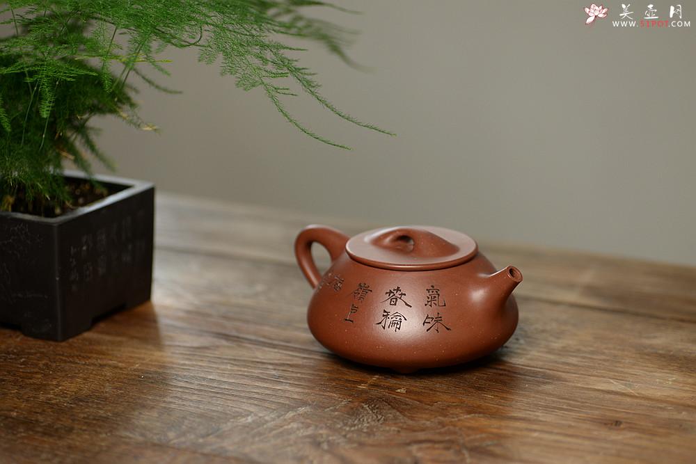 紫砂壶图片：吴杰全手新作 气势饱满 陆轶舟装饰 双刀老辣 精致耐品~ 梅花满瓢 致敬景舟 - 美壶网
