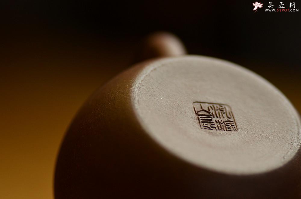 紫砂壶图片：美壶特惠 茶人最爱 古朴小品 实用小巨轮~紫泥 段泥一对 - 美壶网