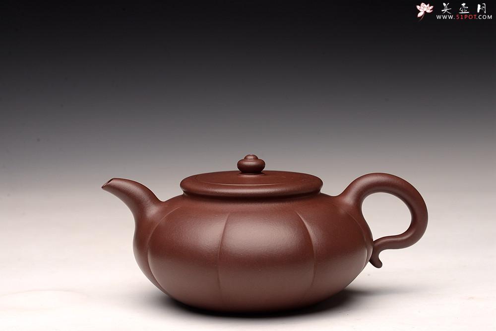 紫砂壶图片：陈进丙申初夏全手新作 筋囊器型 难度之大 端庄优雅 秋蕾 - 美壶网