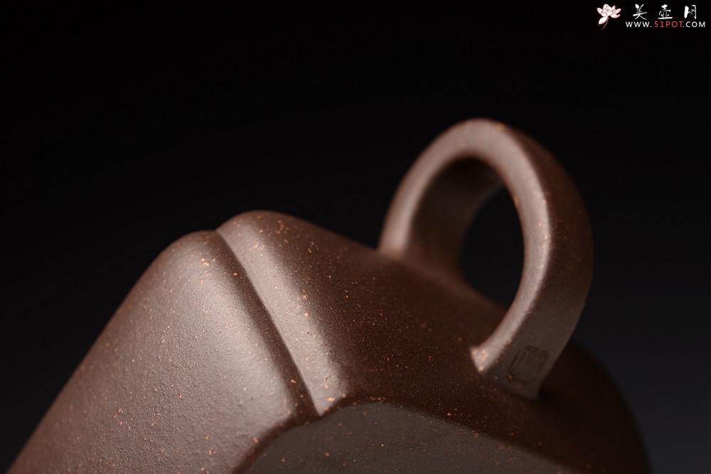 紫砂壶图片：何卫枫丙申夏全手新作古朴文气 方中见圆 清逸 抽角璞方 - 美壶网