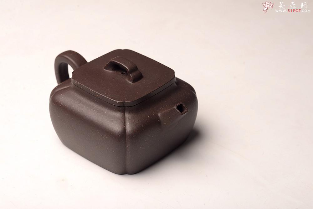 紫砂壶图片：何卫枫丙申夏全手新作古朴文气 方中见圆 清逸 抽角璞方 - 美壶网