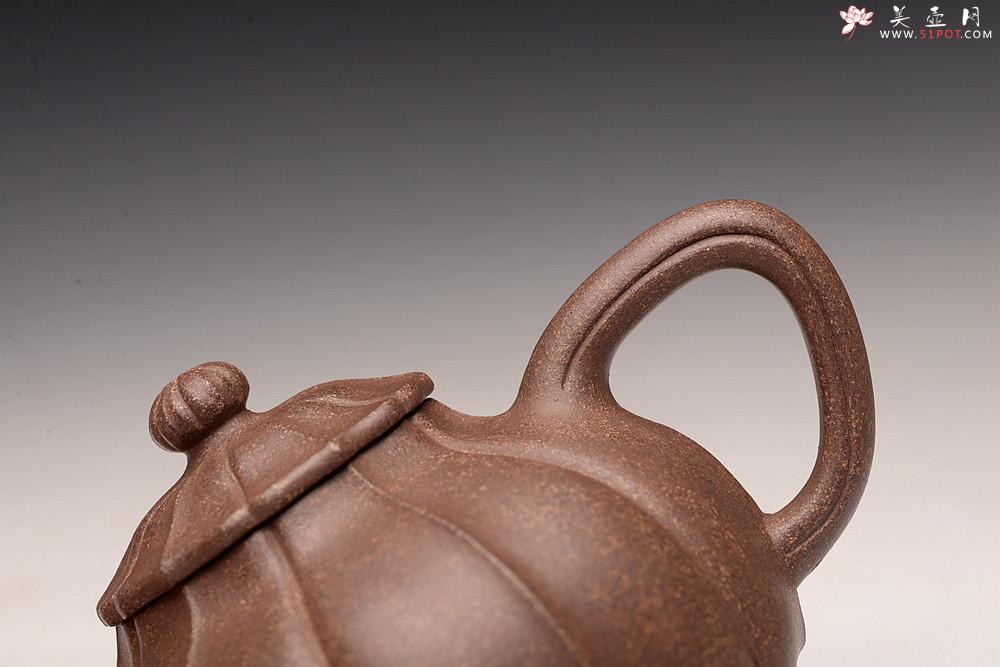 紫砂壶图片：周斌丙申夏全手新作 文气素雅  筋囊器 伴月 - 美壶网