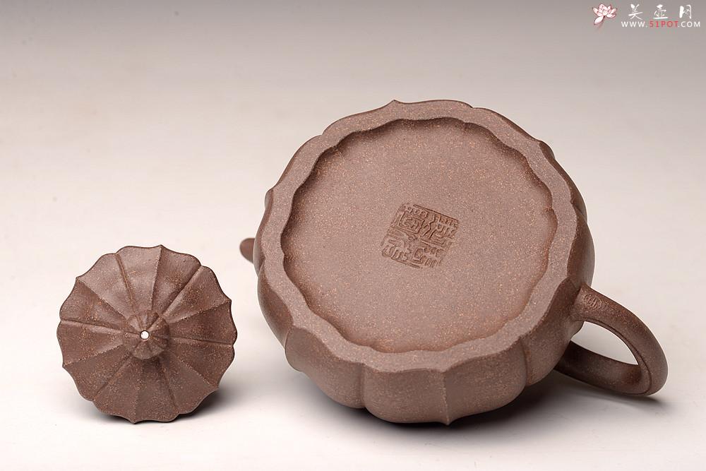 紫砂壶图片：周斌丙申夏全手新作 文气素雅  筋囊器 伴月 - 美壶网