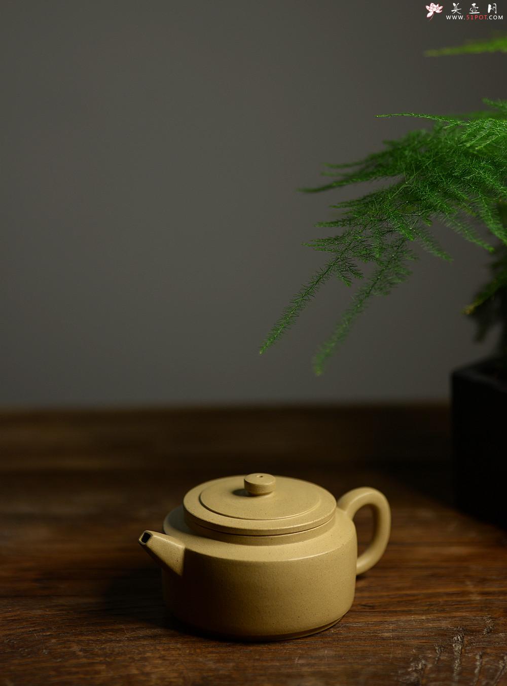 紫砂壶图片：耿其群全手精品 单片拍打 纯净本绿 传统经典 周盘 - 美壶网