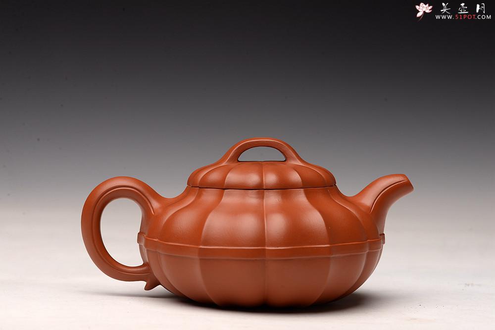 紫砂壶图片：经典作品 合菱 难得佳器 舒展有力 - 美壶网