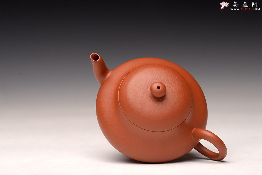紫砂壶图片：徐亚春新作 韵味十足 娇小可人 优质朱泥~全手梨形  - 美壶网