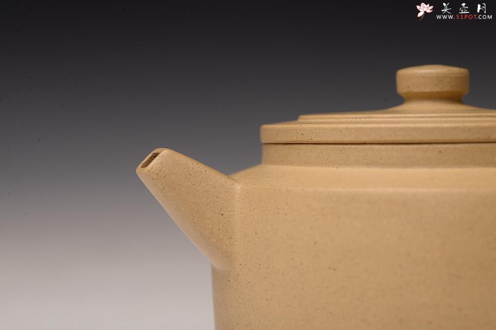 紫砂壶图片：耿其群全手精品 单片拍打 纯净本绿 传统经典 周盘 - 美壶网