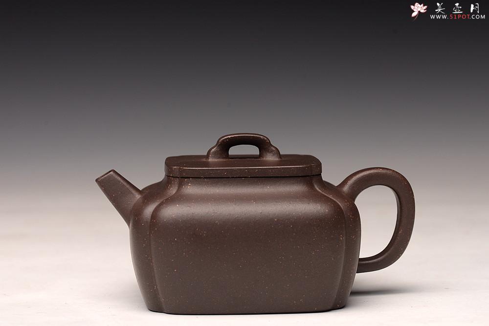 紫砂壶图片：何卫枫丙申夏全手新作古朴文气 方中见圆 清逸 抽角璞方 - 美壶网