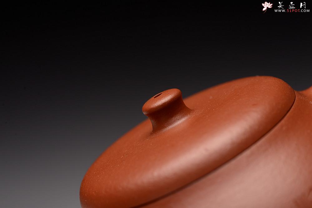 紫砂壶图片：唐文丙申夏新作 婉亭 红艳可人 游心堂主人装饰 - 美壶网