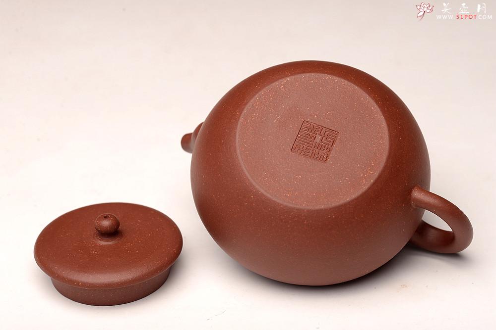 紫砂壶图片：美壶特惠 钱浩丙申全手新作 颇具玩味~ 大口平底 鼓趣 - 美壶网