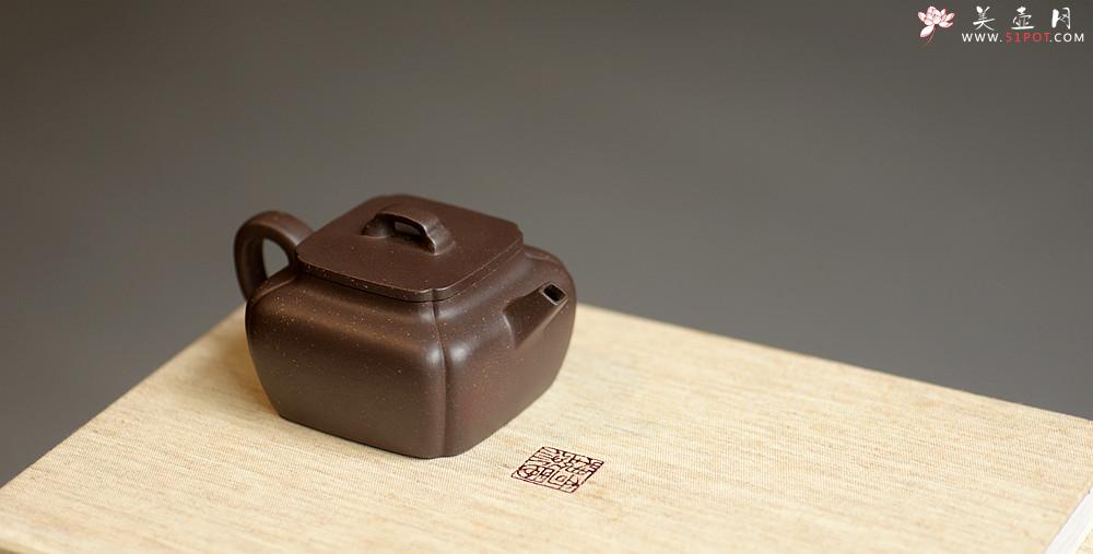 紫砂壶图片：何卫枫丙申夏全手新作古朴文气 方中见圆 清逸 抽角璞方 - 美壶网