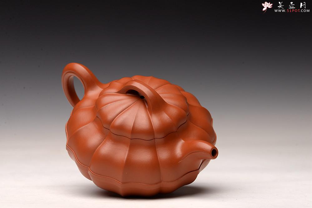 紫砂壶图片：经典作品 合菱 难得佳器 舒展有力 - 美壶网