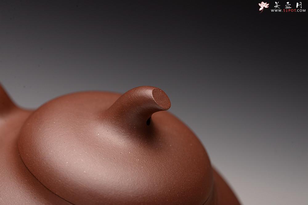 紫砂壶图片：张云熙精品之作 富有逸趣 传统器形 饱满可人 童子接福 茄瓜 - 美壶网