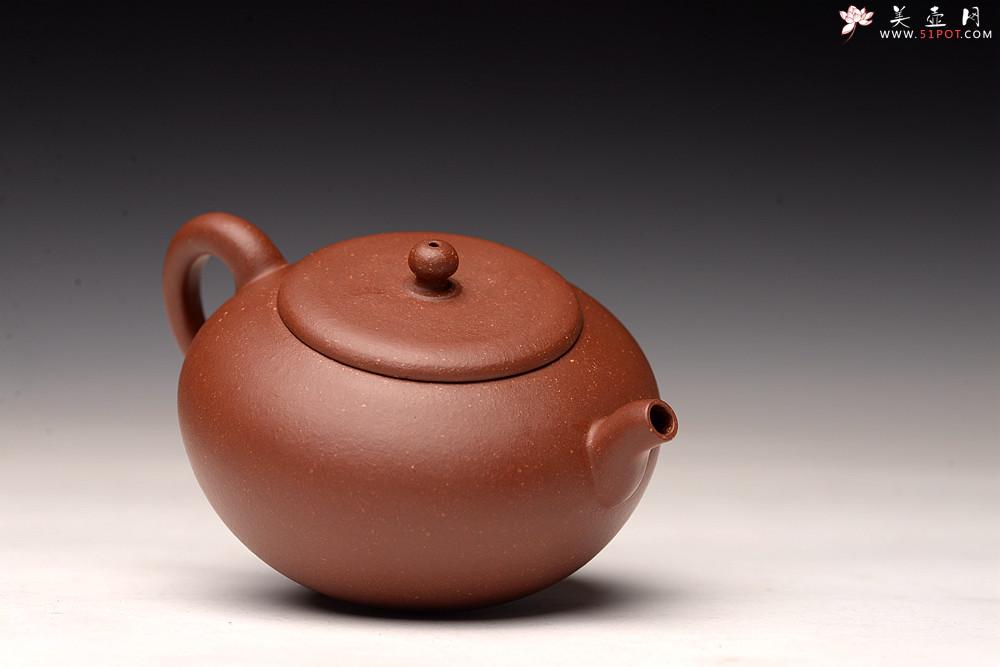 紫砂壶图片：美壶特惠 钱浩丙申全手新作 颇具玩味~ 大口平底 鼓趣 - 美壶网