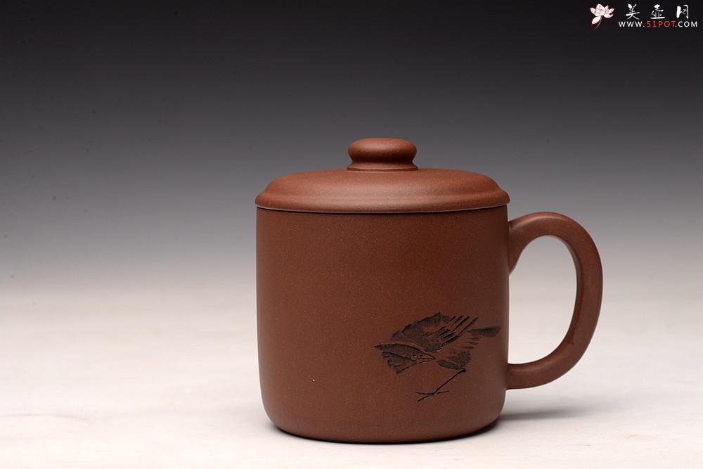 紫砂壶图片： 陆轶舟老师精刻 好料盖杯 精工  - 美壶网