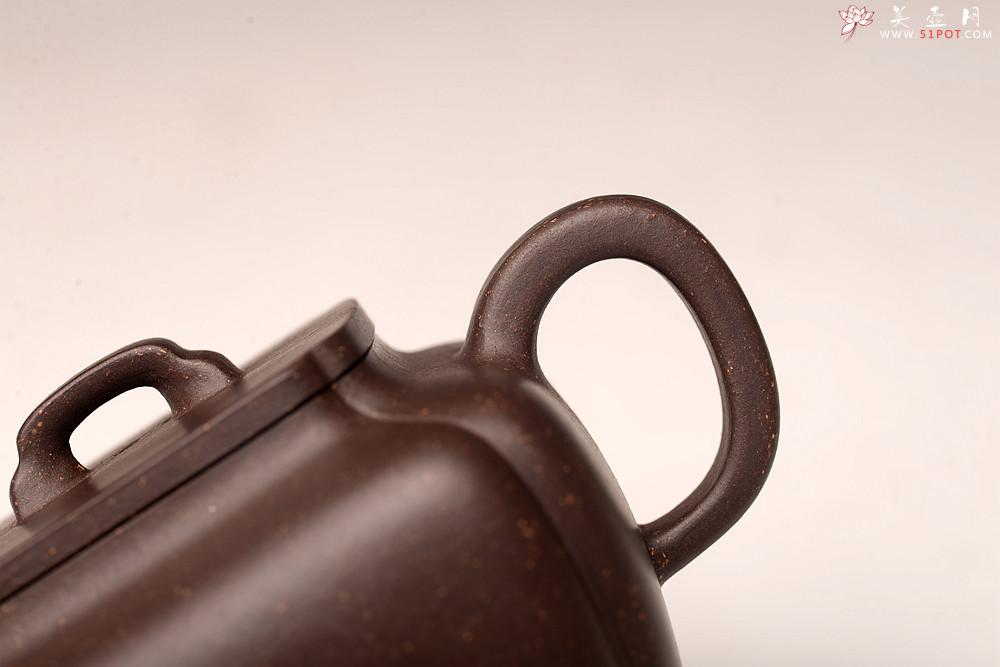 紫砂壶图片：何卫枫丙申夏全手新作古朴文气 方中见圆 清逸 抽角璞方 - 美壶网