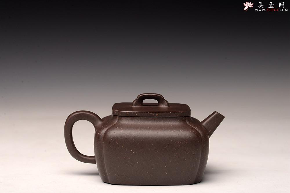 紫砂壶图片：何卫枫丙申夏全手新作古朴文气 方中见圆 清逸 抽角璞方 - 美壶网
