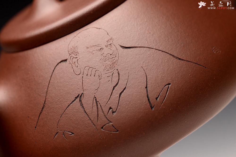 紫砂壶图片：吴杰全手新品 游心堂精心装饰 摹古之东石瓢~ 文气十足 - 美壶网