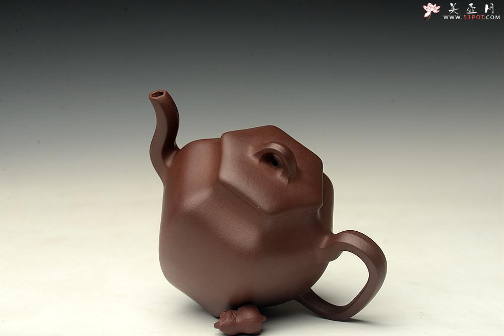 紫砂壶图片：于洪跃丙申夏全手新作 古拙耐品 端庄文气 六方古韵 - 美壶网