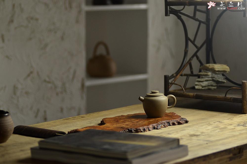 紫砂壶图片：美壶特惠 实用摹古段泥巨轮  杀茶利器 茶人最爱 - 美壶网