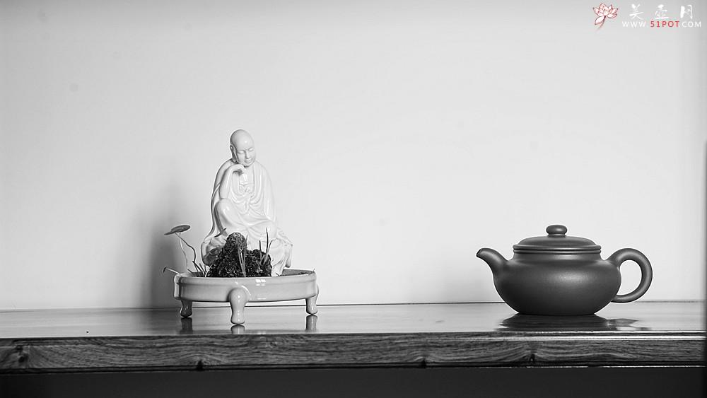 紫砂壶图片：邵春良丙申夏全手新作 光素经典 摹古景舟仿古 线条舒展 耐品佳作 - 美壶网