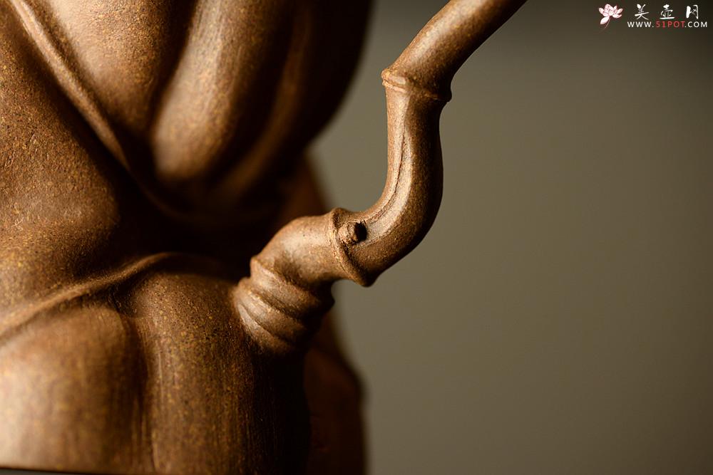 紫砂壶图片:林秀明丙申夏全手原创 摹竹韵寓隐逸之风 隐逸二式 养怡之福可得永年 - 美壶网