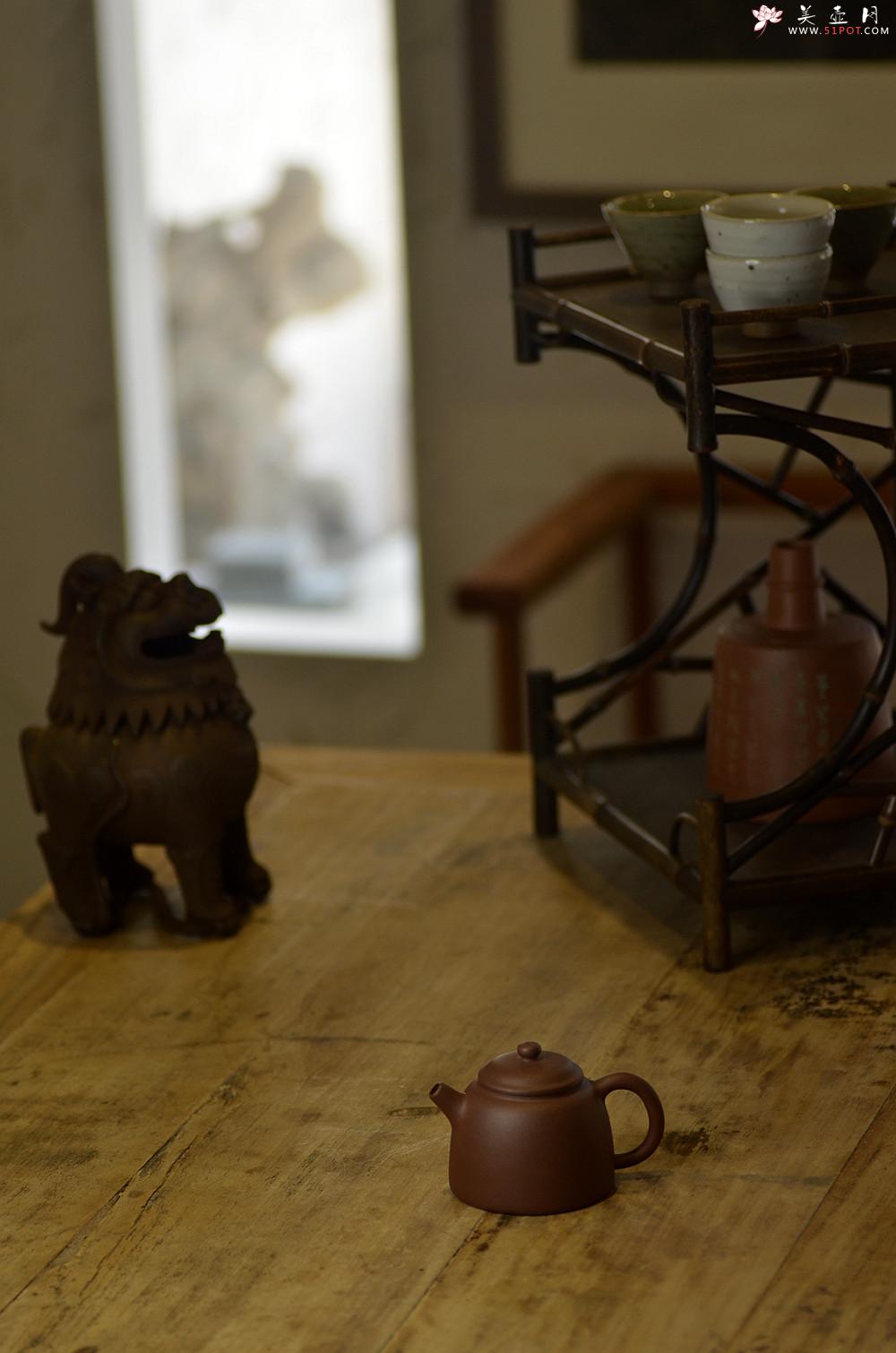 紫砂壶图片：美壶特惠 巨轮系列 杀茶利器  茶人最爱 古朴实用 - 美壶网