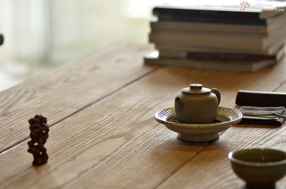 紫砂壶图片：美壶特惠 实用摹古段泥巨轮  杀茶利器 茶人最爱 - 美壶网