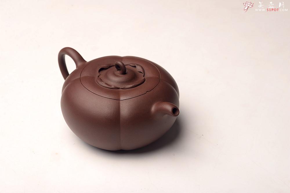 紫砂壶图片：潘丹初丙申夏精品 筋囊花货 全手玉柿二式 秀美逸品 爱不释手的精品 - 美壶网