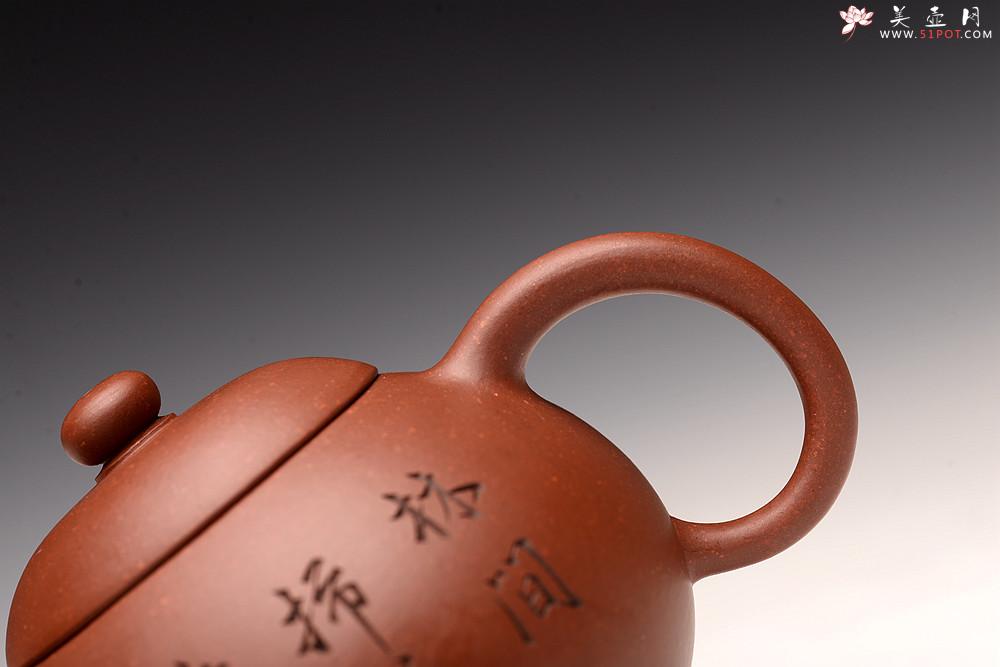 紫砂壶图片：美壶特惠 路达作品 全手文旦 一树装饰 圆润饱满 实用耐品 - 美壶网