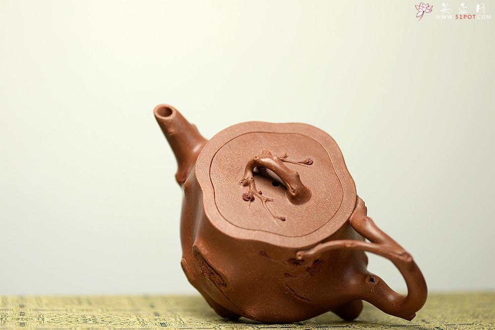 紫砂壶图片：单志萍经典代表作 丙申夏 全手精品花器 喜上眉梢 立体梅花 喜庆~ - 美壶网