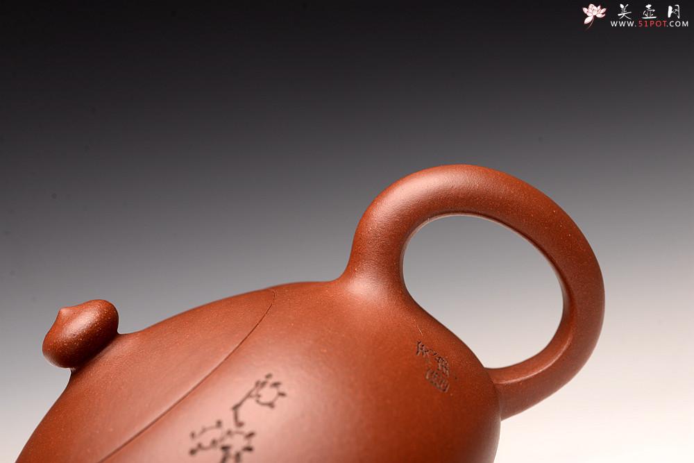 紫砂壶图片：弄梅生香 别具一格 出水如注 晗云 - 美壶网