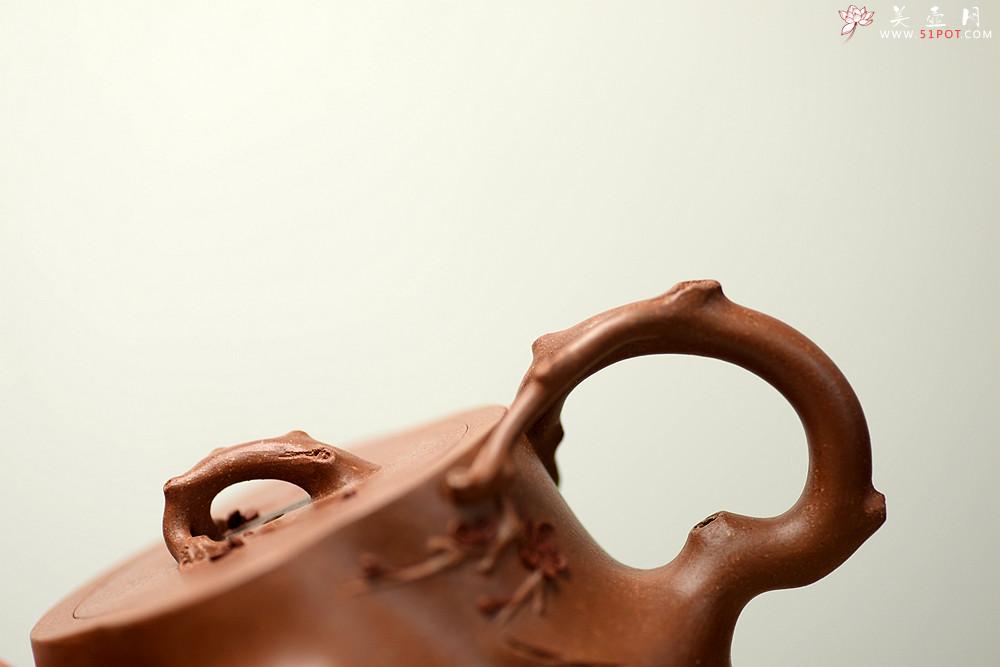 紫砂壶图片：单志萍经典代表作 丙申夏 全手精品花器 喜上眉梢 立体梅花 喜庆~ - 美壶网