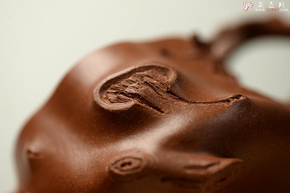 紫砂壶图片：单志萍经典代表作 丙申夏 全手精品花器 喜上眉梢 立体梅花 喜庆~ - 美壶网