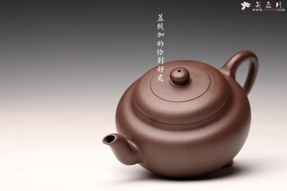 紫砂壶图片：王薇丙申夏全手精品 气韵贯通 型制耐品 优质紫泥 摹古圆壶 - 美壶网