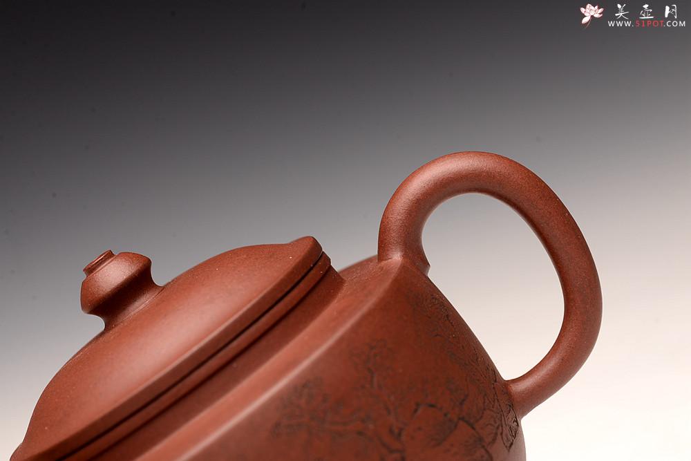 紫砂壶图片：朱牧清精致作品 宫灯 古朴文气 炮管直流 杀茶利器 - 美壶网