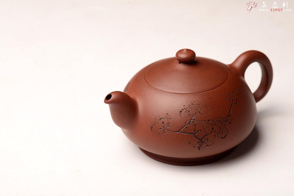紫砂壶图片：弄梅生香 别具一格 出水如注 晗云 - 美壶网