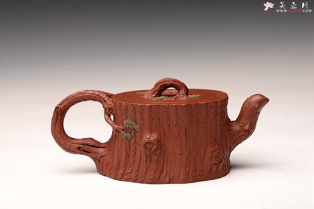 紫砂壶图片：单志萍原创精品 全手松桩 气韵长流 俊雅之风 - 美壶网