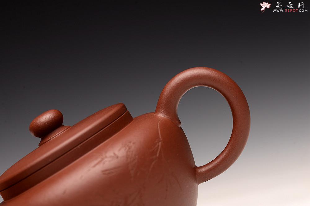 紫砂壶图片：储俊伟丙申夏 全手新作 大口实用 赵辉装饰 明针优秀 传统 平盖莲子 - 美壶网