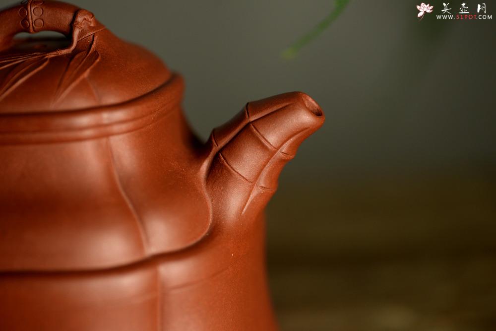 紫砂壶图片：朱牧清新作 豪放大气 不拘小节 大品竹鼎 - 美壶网